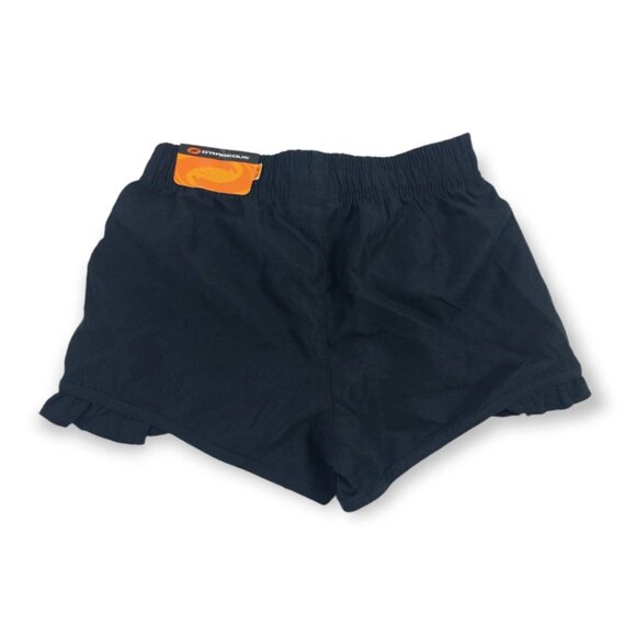 ORageous Girls Small Solid Black Boardshorts New with tags - Picture 2 of 3